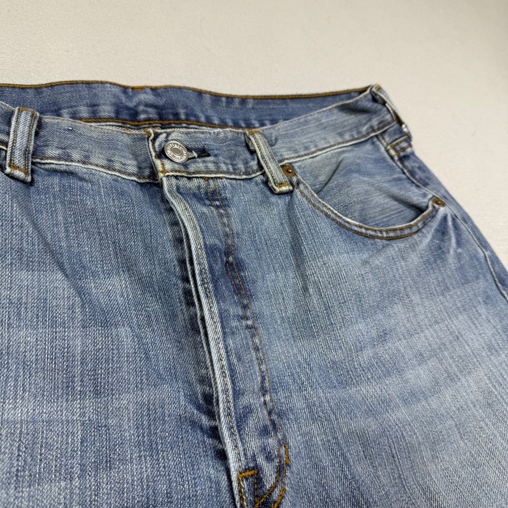 Levis 501 Original Fit Straight Leg Blue Denim Jeans Mens 36x32 Medium Wash